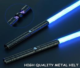 80cm Lightsaber Toy Charging Two In One Switchable Lighting And Sound Metal Handle Cosplay Stage Props RGB Lightsaber60969852556370