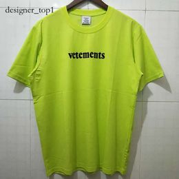 Vetements Shirts Men's T-shirts Vetementsshirts Men Vetements Tops High End Fashion Luxury Brand Lightweight and Breathable 100% Pure Cotton Tee 4050