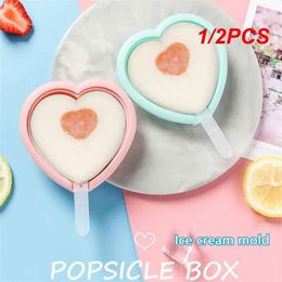 Baking Moulds 1/2PCS Homemade Ice Lolly Creative Heart-shaped Quick- Self-made Chocolate Dessert Tool Cake Mold Household