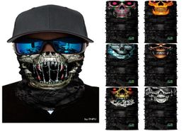 Skull Face Masks Magic Scarves Cycling Camping Hunting Climbing Bandana Headband Neck Gaiter Tube Scarf for Men9432677