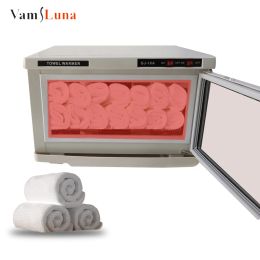 Dryers 16l Manicure Heat Towel Warmer Uv Light Steriliser Hot Cabinet Nail Art Equipment Disinfection for Home Salon Manicure Tools