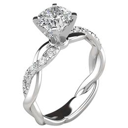 Solitaire Ring Engagement Party Gift Rings For Women Sier Colour Dimond Bridal Zircon Elegant Fashion Bague Femme 2022 230918 Drop Deli Otzld