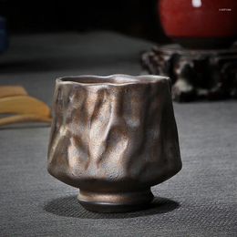 Cups Saucers Ceramic Japanese Tea Cup Creative Coffee Travel Office Set Handmade Kiln Retro Coarse Pottery Master