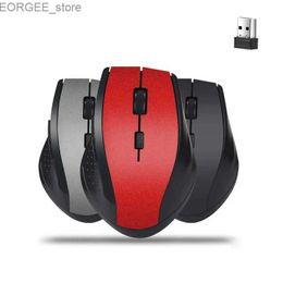 Mice 2.4GHz Wireless Mouse with USB Receiver Optical Gaming Mouse Wireless Home Office Game Mice for PC Desktop Computer Laptop Y240407