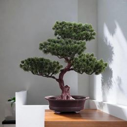 Decorative Flowers Artificial Bonsai Tree Potted Plant Decoration For Living Room