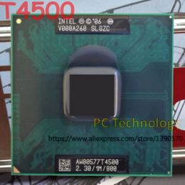 Processor Original Intel Pentium CPU T4500 (1M Cache, 2.30GHz, 800MHz FSB) 35W PGA478 laptop processor free shipping