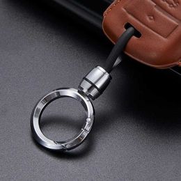 Keychains Lanyards Harmless car keychain mens original womens used for keyring brackets durable special gift accessories Q240403