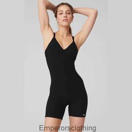 Womens yoga suit camisole tight fitting jumpsuit womens dance fitness sportswear