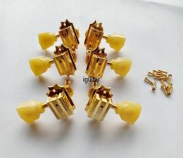 New Style Jade style Guitar Machine Head Guitar Tuning Peg Tuners Deluxe Vintage Tulip 3R3L in stock8290066