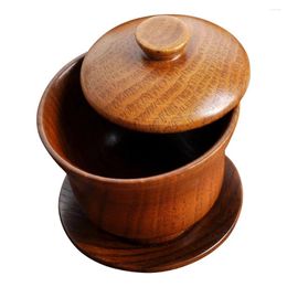 Teaware Sets Tea Holder Traditional Bowl Cup Asian Decor Household Chinese Classical Mini Gifts Tureen Decorative