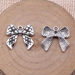 Charms Accesories Bow Jewellery Making Supplies 18x20mm 10pcs
