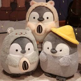 Movies TV Plush toy Small Fluffy Penguin Plush Toy Stuffed Animals Soft Cute Outfit Penguins Doll Plushies Pillow Gift for Baby Kids Girls Birthday 240407