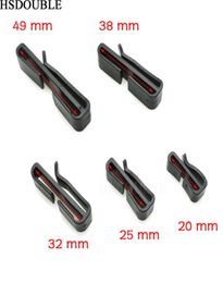 100pcslot Black QuickSlip Keeper Buckle Webbing Ending Clip For Backpack Adjusting Strap4675532