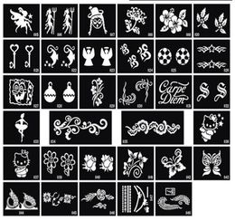 Glitter Tattoo stencil design for Body art Painting 100 sheets mixed designs Supply 4477161