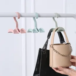 Hangers Hanging Rack Holder Hook Rotation Storage Bag Scarf Wardrobe Clothing Handbag Rod Hanger