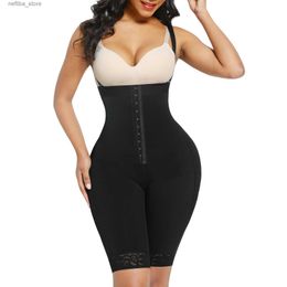 Waist Tummy Shaper Women Fajas Colombianas High Waist Knee Length faja Shorts Butt Lifter Tummy Control Slimming Body Shapers Pants Push Up Corset L2447