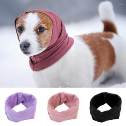 Dog Apparel Anti-noise Earmuffs Calming Pet Ear Cover Hat For Dogs Cats Protection Soundproof Winter Reduce Pressure Hats