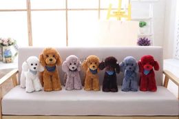 Movies TV Plush toy Cute Poodle Teddy Dog Simulation Stuffed Animal Plush Toy Girls Birthday Gift Home Decoration 240407