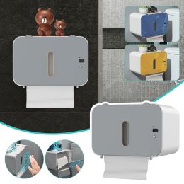 Holders Smart Sensor Toilet Paper Holder Tissue Storage Box USB Rechargeable Wall Mount Toilet Roll Organizer No Drilling Toilet Access