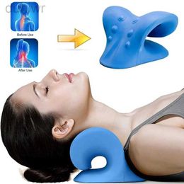 Full Body Massager Cervical Spine Stretch Gravity Muscle Relaxation Traction Neck Stretcher Shoulder Massage Pillow Relieve Pain Spine Correction 240407