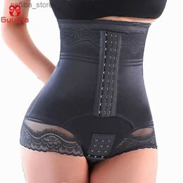 Waist Tummy Shaper GUUDIA Tummy Control Panties Postpartum Girdle Women Body Shaper Adjustable High Waist Trimmer Slimming Shapewear Open Crotch L2447