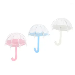 Gift Wrap 12Pcs Plastic Candy Box Creative Cartoon Small Umbrella Shaped Baby Full Moon Packaging