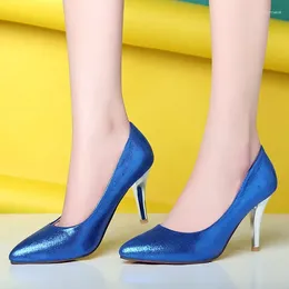 Dress Shoes Big Size Sale 34-43 Fashion Sexy Pointed Toe Women Platform Shallow Pumps High Heels Ladies Wedding Party 136