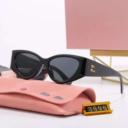 Miui Sunglasses For Men Women Designer Luxury New Fashion Classic Top Quality Sunglasses New Celebrity Cat Eyes High-end Sunglasses