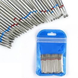 Dresses 100pcs Diamond Milling Cutter Nail Drill Bits Set Rotary Electric Manicure Bit for Cuticle Polishing Burr Accessories Nail Files