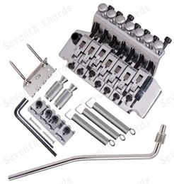 A set Chrome 7 Strings Tremolo Bridge Double Locking Systyem for Electric Guitar accessories parts musical instruments9304702