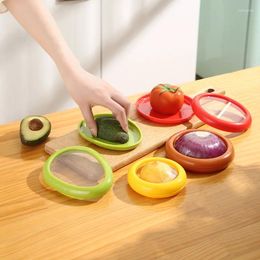 Storage Bottles Fruit Vegetable Fresh-Keeping Cover Food Kitchen Refrigerator Transparent Film Preservation Box For Onion Tomat