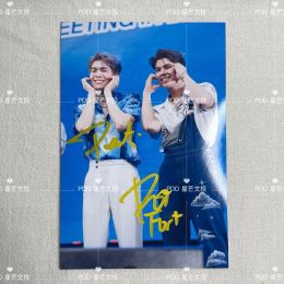 Cards Thai drama Fortpeat autographed photo 6inch non printed birthday gift for friend