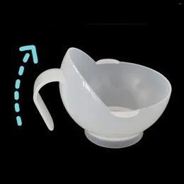 Bowls Spill Proof Scoop Bowl With Suction Cup Base Elderly Disabled Adults Handicapped Special Needs