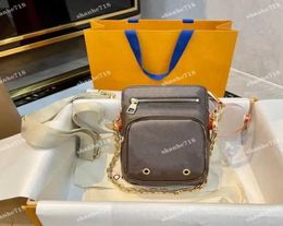 Vintage Vertical Box Trunk Men Women Designer wallet Shoulder Crossbody Bags Utility Phone Bag Designer Luxury Handbags Fold Me Mi4228353