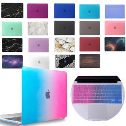 Cases Kk&ll Matte Hard Shell Laptop Protector Case + Keyboard Cover for Apple Book Air Pro Retina 11 12 13 15