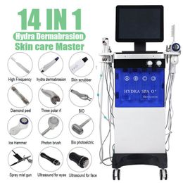 Microdermabrasion 14 In 1 Hydro Skin Scrubber Machine Diamond Dermabrasion Wrinkle Removal Hydro Equipment