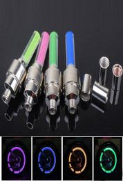 LED Flash Bike Wheel Lights Tyre Wheel Valve Cap Light Bike Bicycle Motorcycle Car Wheel Light Tyre Good Aluminium Material LED Ca1106961