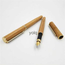 Fountain Pens Creative Bamboo Iridium Thin Stem Students Practise Calligraphy Mass Engraving Large Quantity Premium Price H240407