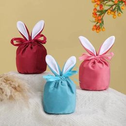 Gift Wrap Easter Bags Ears Velvet Bag Box Sugar Wedding Candy Creative Cute Valentine Decor