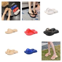 Slippers summer outdoor Woman beach Rubber sandal luxurys Designer Mules sandale Casual red shoes man slides travel pool Sliders