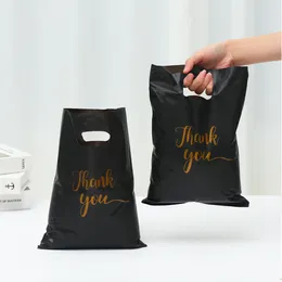 Gift Wrap 100pcs Thank You Hangbags For Guest Kids Plastic Candy Bags Wedding Birthday S Baby Shower