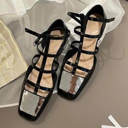 Sandals Women Shoes Chunky Mary Janes Lolita 2024 Summer Party Sexy Pumps Heels Dress Slippers Zapatos