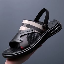 Beach Mens Sandals Nonslip Leisure Sports Seaside Breathable Sandalis De Hombre Chinelo Masculino Sandal For Men 240403