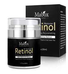 In Stock MABOX Retinol 25 Moisturiser Face Cream and Eye Vitamin E Night and Day Moisturising Creams 1597068