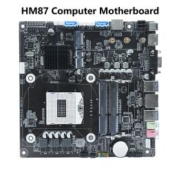 Motherboards HM87 Computer Motherboard Micro ITX Supports Intel 4/5rd SNB/IVB LGA946 I3/I5/I7 PGA CPU MainBoard 16GB Mainboard