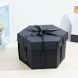 Gift Wrap Po Box DIY Handmade Surprise Explosion Confession Couple Wedding Love Anniversary Creative Hexagon Multi-Layer