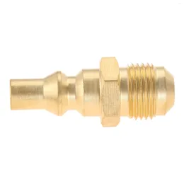 Tools Solid Brass 3/8" Male Flare Thread X 1/4" Quick Connect Plug Fit RV Extension Hose For Grill Heater With Fitting