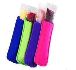 18x6cm Ice Sleeves zer Popsicle Sleeves Pop Stick Holders Ice Cream Tubs Party Drink Holders Epacket 3038848