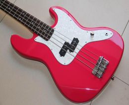 Whole Bass Custom Electric Bass 4 string bass guitar in Pink 1210084012352