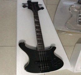 whole high quality through body bass 4 strings rich 4003 electric bass guitar in black black pick guard1803154905706